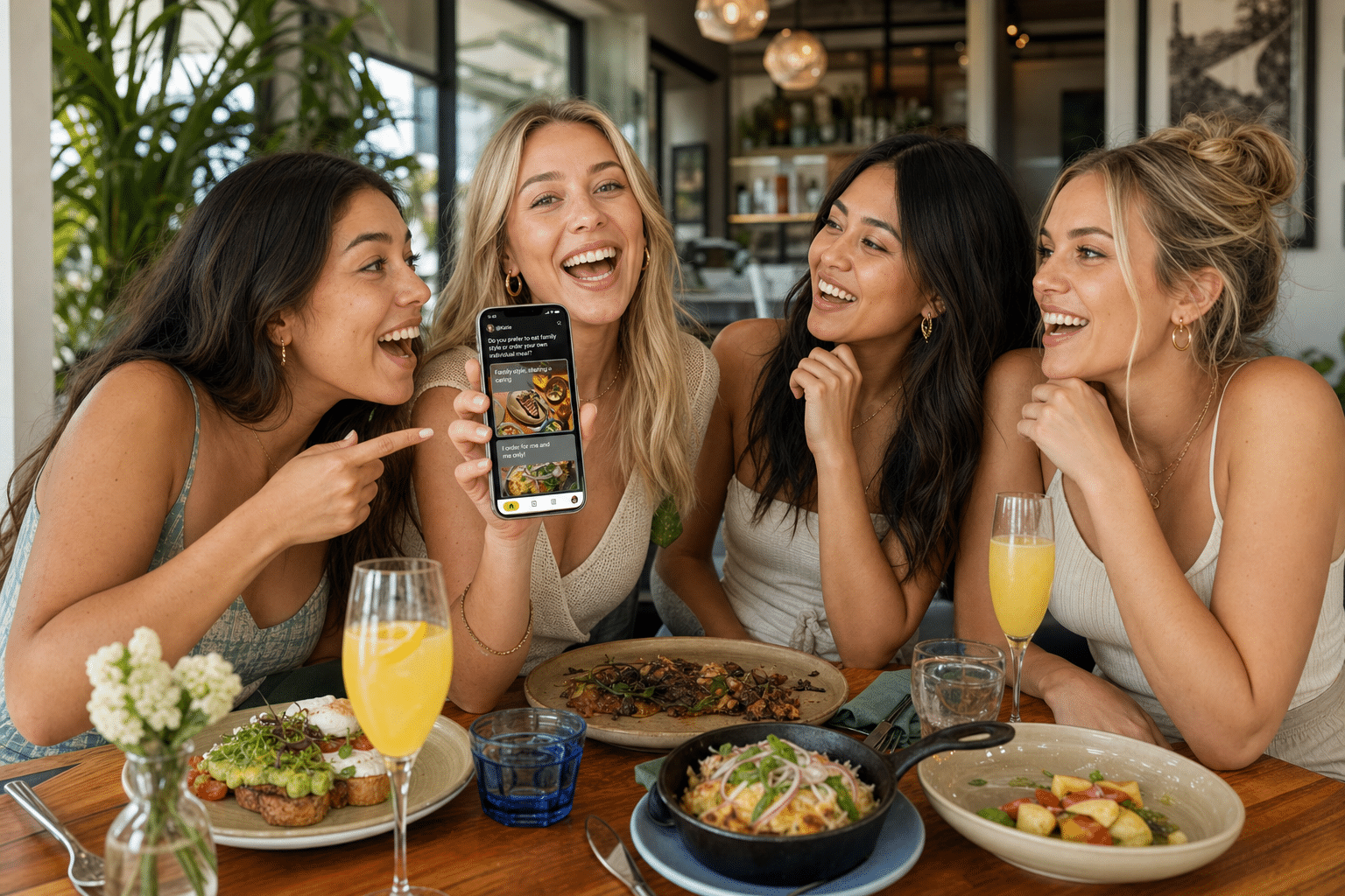 this or that questions brunch debate on the Pollaroo app