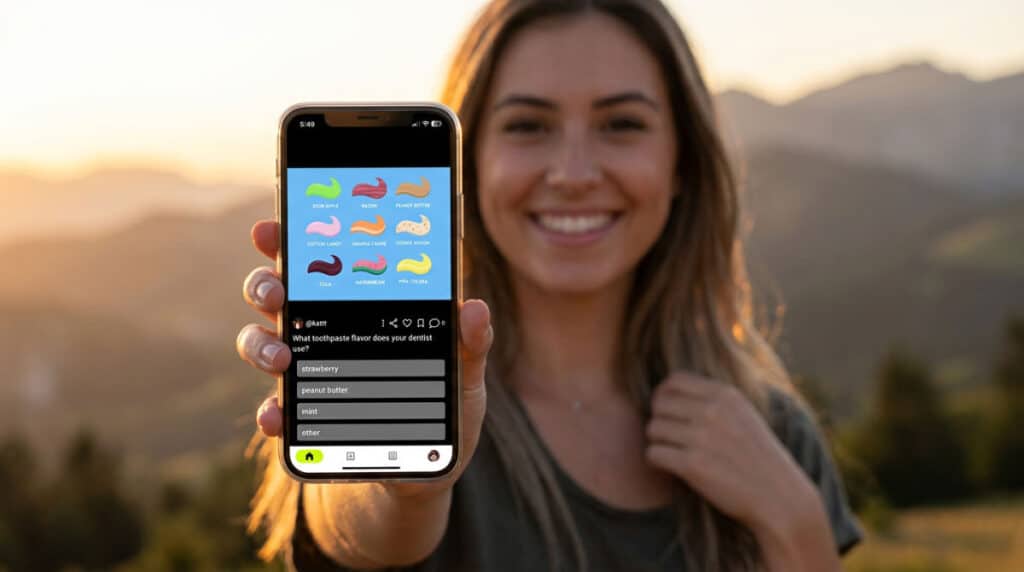 The best app for taking pictures being used for landscape photography at sunset